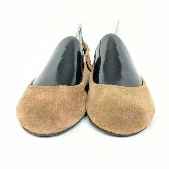 Mojo Moxy Leather Fringe Tassel Ballet Flats - 9 - Picture 5 of 12